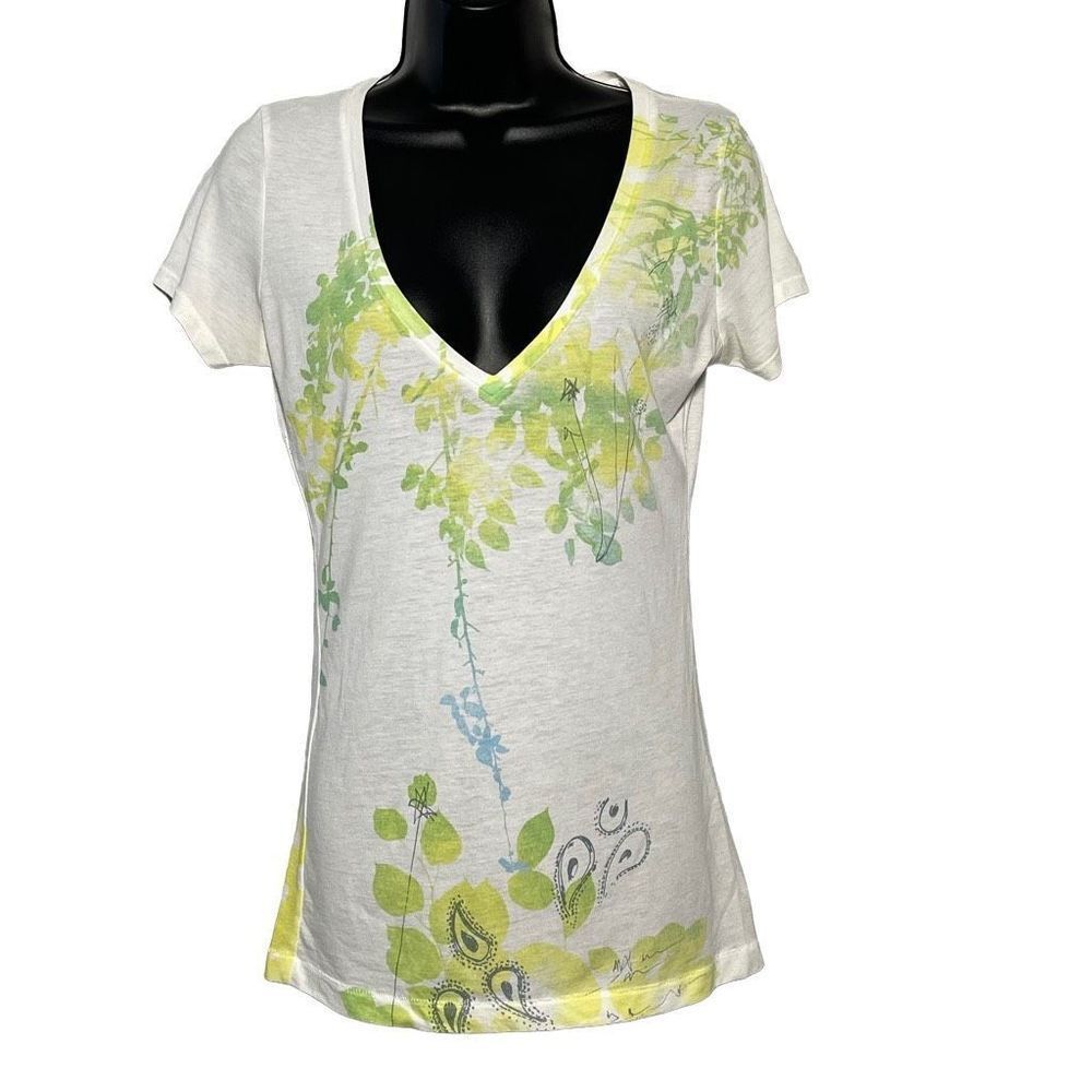 AMERICAN EAGLE Floral Babydoll Tee